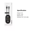 Cable USB-A a Lightning Orsen S9L 1 m 2,1A — negro