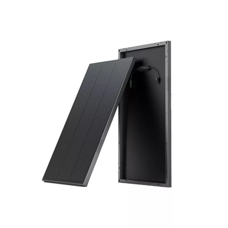 EcoFlow ZMS331 panel solar 100W silicio monocristalino negro IP68