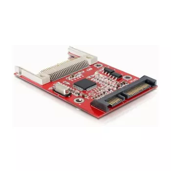Lector de tarjetas SATA DeLOCK 91660 rojo