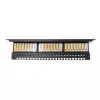 Digitus Professional DN-91624U panel de parcheo de 19 pulgadas, 24x RJ45, Cat 6, sin apantallar, LSA, 1U, negro