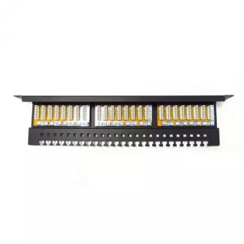 DIGITUS Professional DN-91624U - Panel de parcheo - RJ-45 X 24 - negro, RAL 9005 - 1U (19