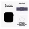 Apple Watch Series 11 GPS + Cellular 42mm caja de aluminio plateado con correa deportiva Purple Fog - M/L