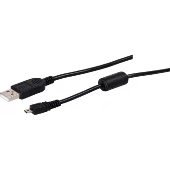 Cable USB A a Mini USB 2.0 de 8 pines ShiverPeaks 1,5 m – datos y carga