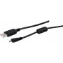 Cable USB A a Mini USB 2.0 de 8 pines ShiverPeaks 1,5 m – datos y carga
