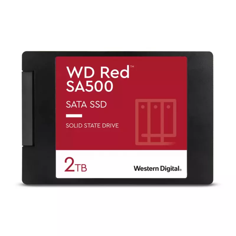 Unidad SSD Western Digital Red SA500 2TB 2,5 pulgadas SATA III, 3D-NAND, NAS
