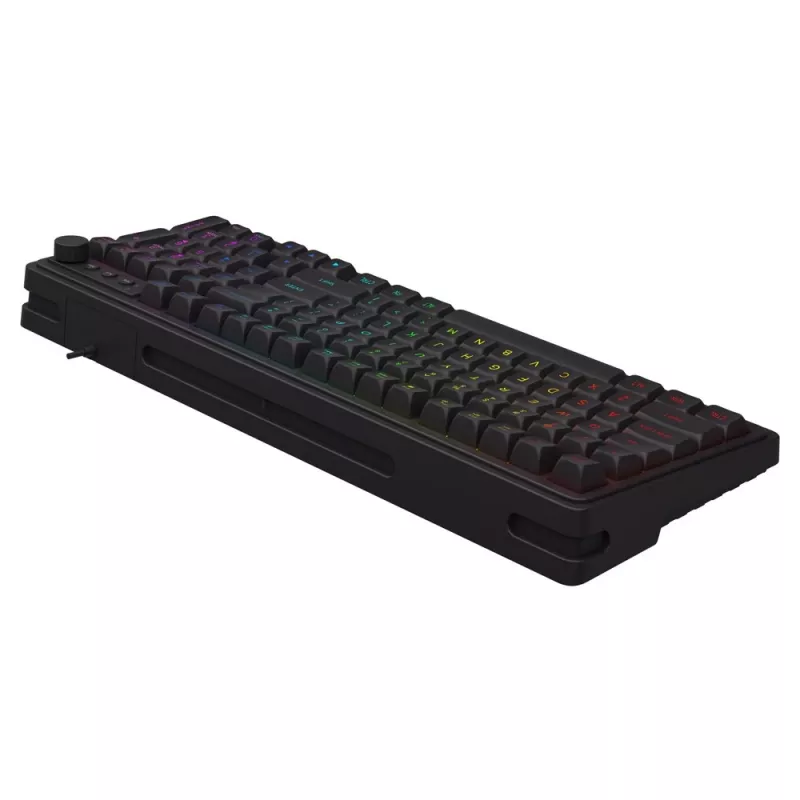 Teclado gaming Savio Galaxis USB QWERTY US inglés negro