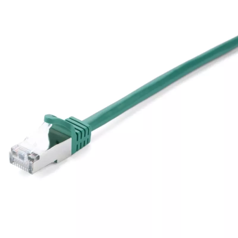 Cable de red V7 CAT6 Ethernet blindado STP RJ-45 5 m verde