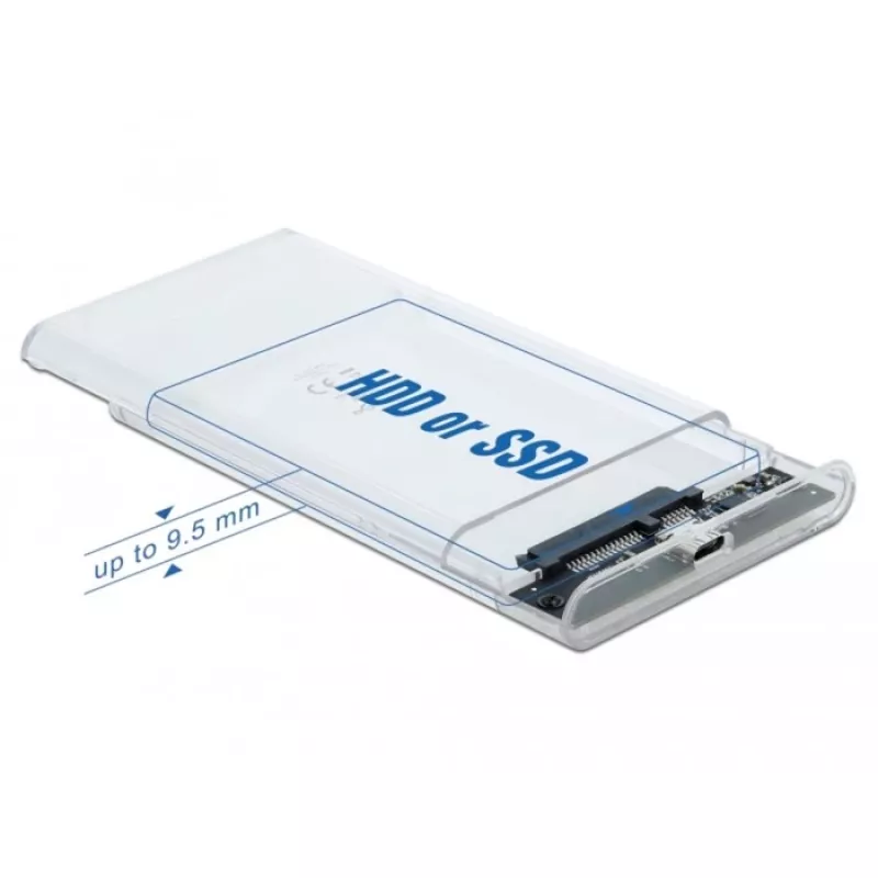 Carcasa para HDD/SSD DeLOCK 42617