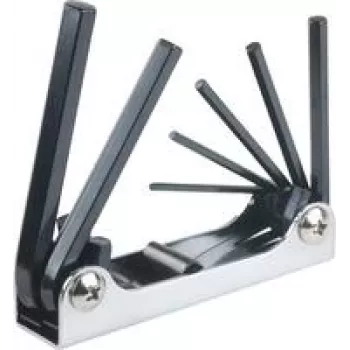 Juego de llaves Allen plegables KWB 147280 7 uds. acero