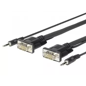 Vivolink PROVGAMCS1.8 adaptador de cable de vídeo 1,8 m VGA (D-Sub) + 3,5 mm negro