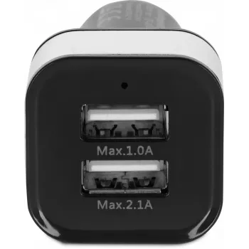 Cargador de coche TECHNISAT CARCHARGER DUAL USB CE – conexiones USB duales para la alimentación del vehículo