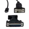 ROTRONIC-SECOMP VALUE - Adaptador serie - USB-C - RS-232 x 1