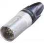 Conector XLR Neutrik, recto, número de polos: 7, plateado NC7MXX 1 ud. (NC7MXX)