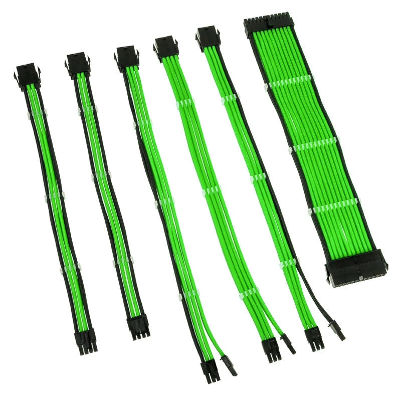 Kit de prolongación de cables Kolink Core Adept verde
