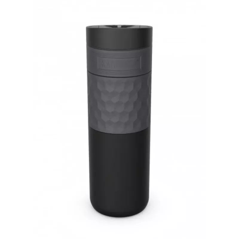 Vaso térmico Kambukka Etna 0,5 l negro – acero inoxidable al vacío, tapa SnapClean de 3 posiciones