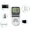 Temporizador electrónico QOLTEC PC0628 con pantalla LCD, cuenta atrás de 24 horas