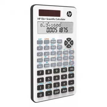Calculadora científica HP 10s+ — 240 funciones, pantalla de 2 líneas