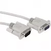 Cable RS232 ROLINE DB9 macho - hembra 10 m