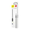 Baseus Yiven cable de audio USB-C a minijack 3,5 mm, 1,2 m (negro)