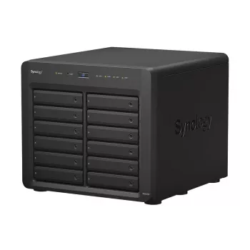 NAS Synology DS2422+; torre; 12x (3,5 SATA HDD/2,5 SATA HDD/2,5 SATA SSD); AMD Ryzen V1500B;,4 GB DDR4 (máx. 32GB),4 x 1GbE RJ-45