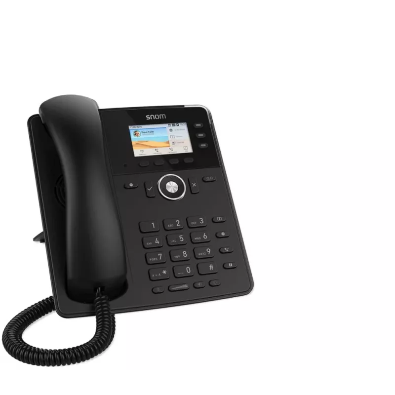 Teléfono de sobremesa Snom D717 Teléfono IP Negro 3 líneas TFT