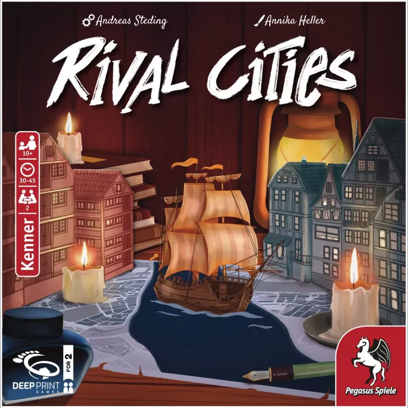 Deep Pint Games Rival Cities, juego de mesa