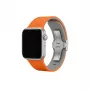 Correa de reloj GUAN Premium Plus para Apple Watch 38/40/41/42 mm – Naranja/gris