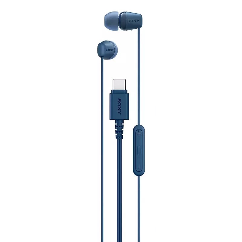 Sony IER-EX15C Auricular Cableado In-Ear Llamadas/Música USB Type-C Azul