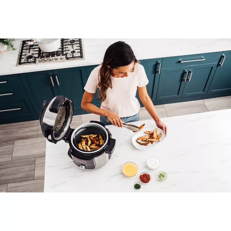 Olla multifunción Ninja OL750EU 7,5 L 1760 W Negro Acero inoxidable, 14 programas automáticos