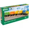 Tren BRIO Three-Wagon Cargo Train