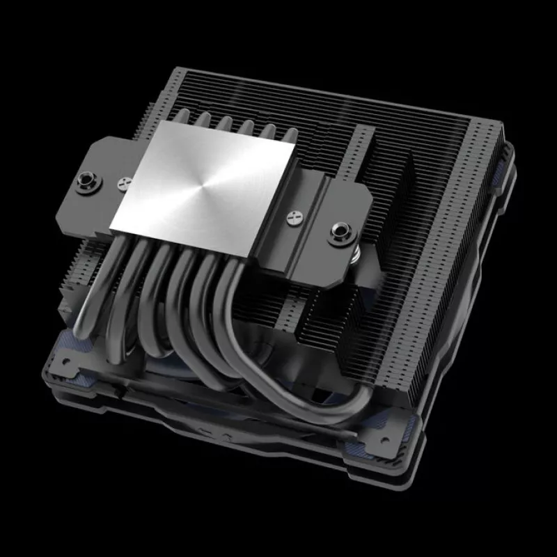 Disipador CPU Akasa ALUCIA H6LS M2 - 120 mm negro azul (AK-CC4030HP01)