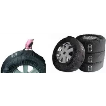 Set de bolsas para neumáticos IWH Profi 4 piezas de poliéster resistente y duradero para guardar y transportar ruedas