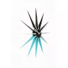 NeXtime Reloj 3051bl Nova, Ø50 cm, pared, negro/azul