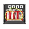 Patch panel DELOCK mini sobremesa RJ45 4 puertos Cat.6A apantallado negro, metal, 90×22×93 mm