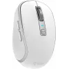 Ratón inalámbrico DUAL WiFi+Bluetooth, batería recargable, 5 botones