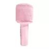 Micrófono Denver KMS-30 rosa micrófono con altavoz BT para karaoke