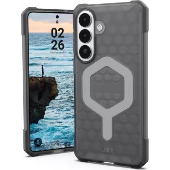UAG Urban Armor Gear funda Essential Armor con módulo magnético | Samsung Galaxy S26+ | ash (gris transparente) | 214533113131 (214533113131)