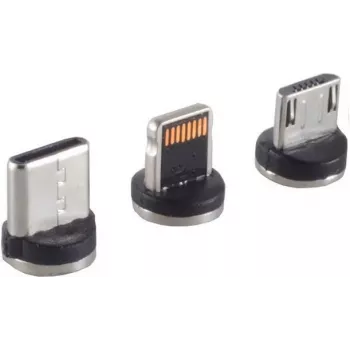 Set de conectores magnéticos ShiverPeaks 14-19003 3 en 1 — set de conectores magnéticos de repuesto
