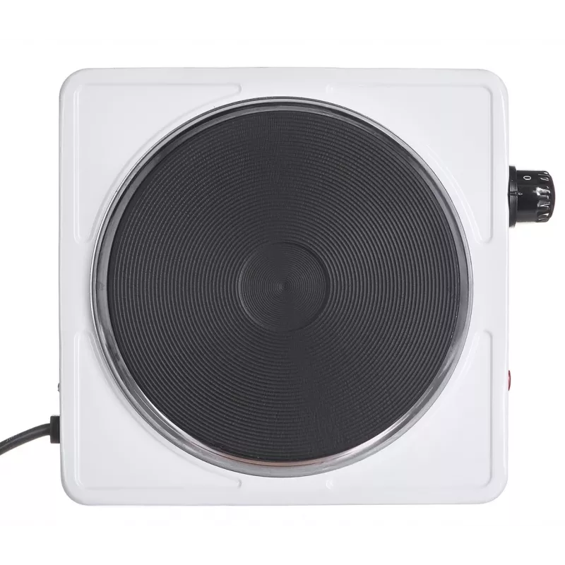 Esperanza EKH002W Pinatubo placa de cocina eléctrica de una zona con plato sellado, 1500 W, Ø18,5 cm, blanca