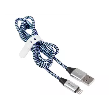 Cable Lightning Tracer TRAKBK46269 1 m negro azul plata