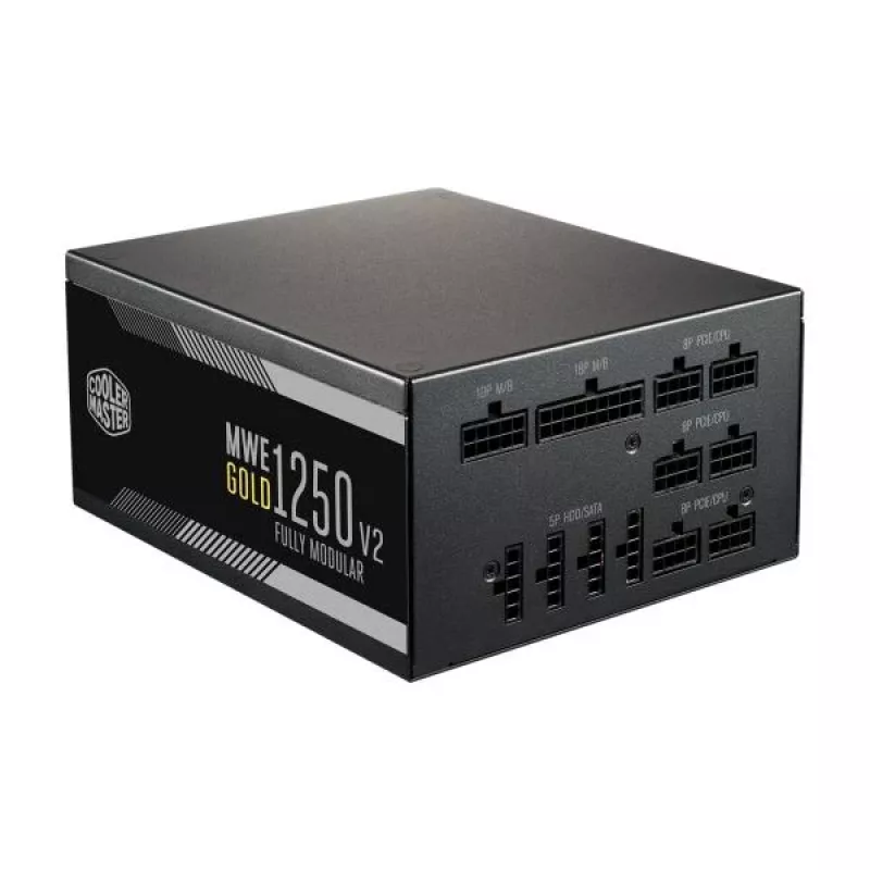Cooler Master MPE-C501-AFCAG-EU MWE Gold V2, ATX 1250W, RTX Ready, modular, 140mm, negro