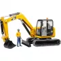 Brudder CAT miniexcavadora con operario