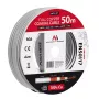 Cable coaxial Maclean MCTV-471 RG-6/U 50 m blanco