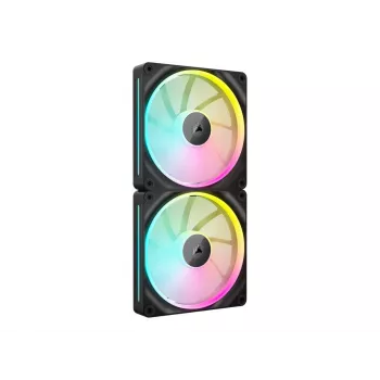 CORSAIR iCUE LINK LX140 RGB PWM ventilador de caja, 140 mm, ARGB, (2 uds.), negro