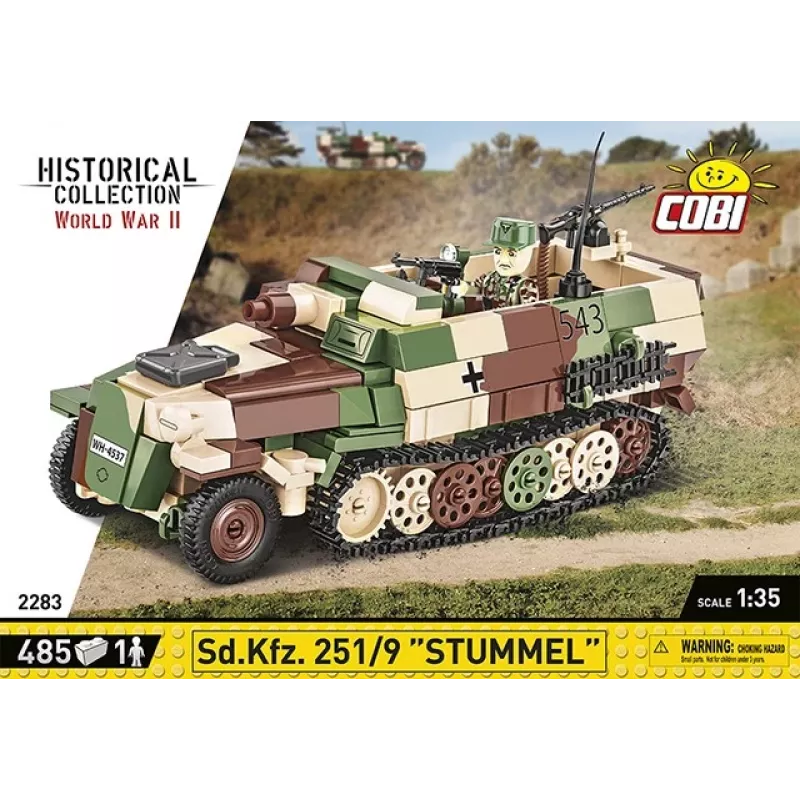 Sd.Kfz. 251/9 Stummel, juguete de construcción