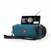 Altavoz estéreo portátil GEMBIRD SPK-BT-17-G — Bluetooth 5.1, 5 W RMS, 1200 mAh, MicroSD, FM, AUX