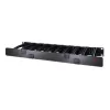 APC AR8612 organizador de cables horizontal, de una cara con tapa, 1U, 150 mm (6") de profundidad, negro