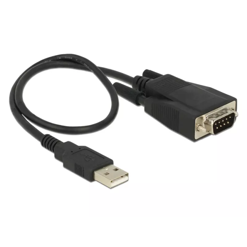 DeLOCK 62958 adaptador USB a RS-232, USB Tipo A, negro