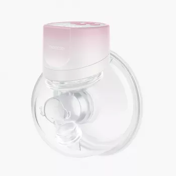 Sacaleches eléctrico doble Momcozy S12 Pro rosa, 180 ml