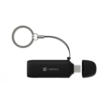 Lector de tarjetas NATEC SCARAB C SD/Micro SD USB 3.2 Gen 1 Negro (NCZ-2365)